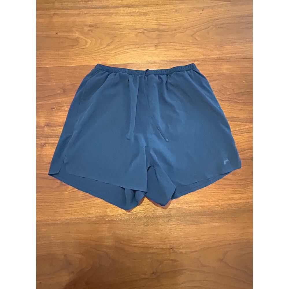 Dark Navy Blue Alphalete Lined Gym Running Shorts - (Women's L, 4" Inseam)‎